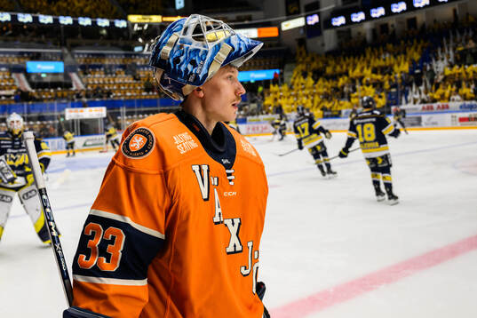 Växjös målvakt Emil Larmi