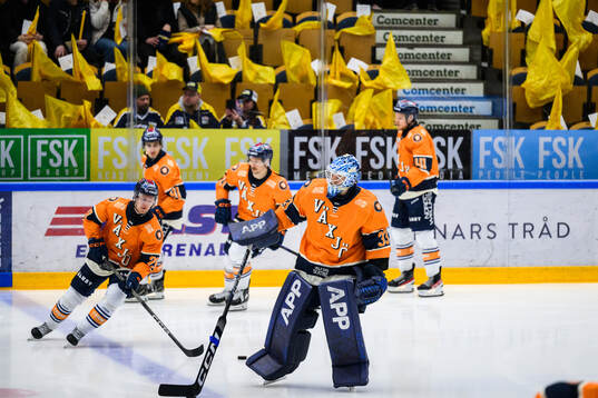Växjös målvakt Emil Larmi