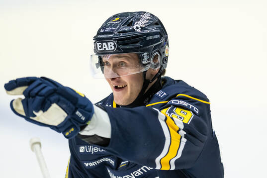 HV71s Henrik Borgström jublar