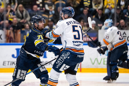 HV71s Radan Lenc och Växjös Emil Sylvegård