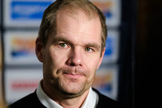 Färjestads tränare Thomas Mitell