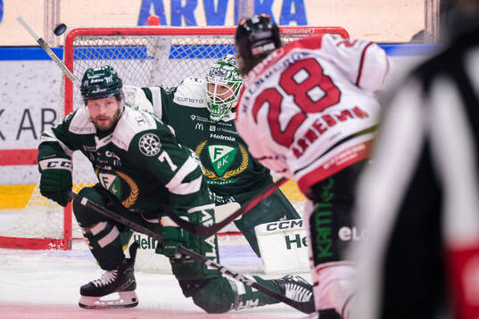 Färjestads målvakt Maxime Lagacé