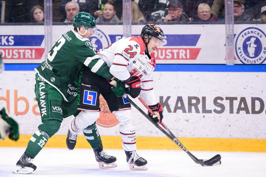 Färjestads Adam Ollas Mattsson och Örebros Hannes