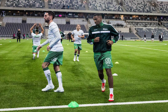 Hammarbys Nahir Besara och Paulos Abraham