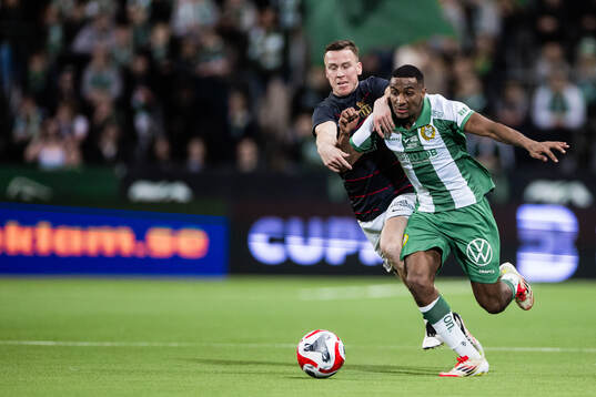 FC Stockholms William Jan och Hammarbys Paulos Abraham