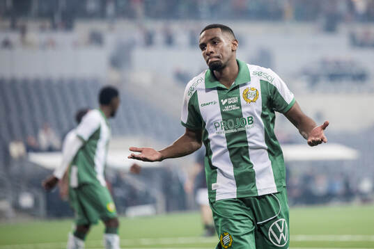 Hammarbys Paulos Abraham jublar