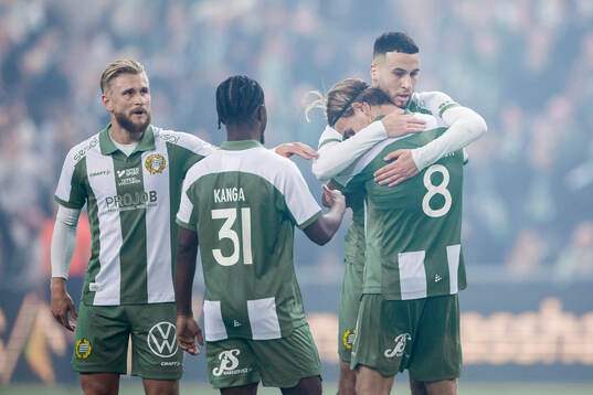 Hammarbys Abdelrahman Boudah Saidi, Simon Strand, Jardell