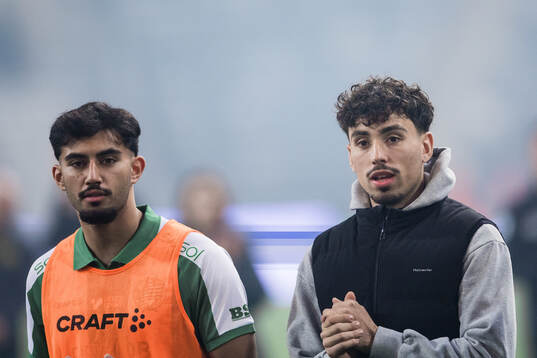 Hammarbys Montaner Madjed och Sebastian Tounekti