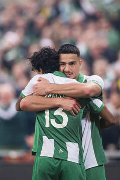 Hammarbys Jusef Erabi jublar