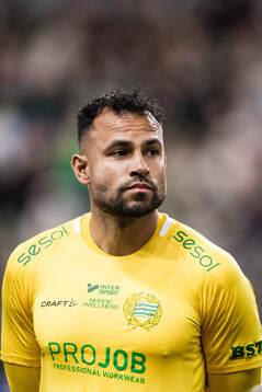 Hammarbys målvakt Warner Hahn