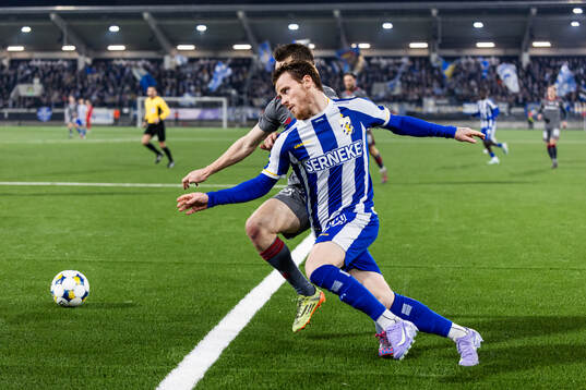 IFK Göteborgs Tobias Heintz och Sandvikens Daniel