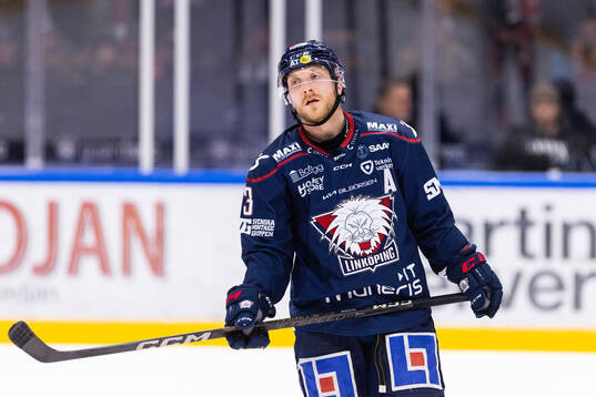 Linköpings Linus Hultström deppar