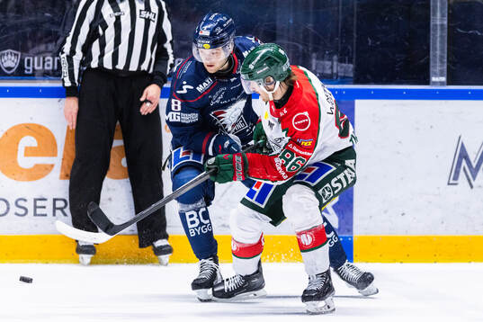 Linköpings Jonathan Myrenberg och Frölundas Erik Thorell