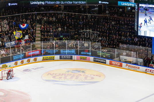 Norrlands Guld logotype på isen