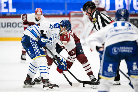 Leksands Marek Hrivik och Timrås Linus Eriksson