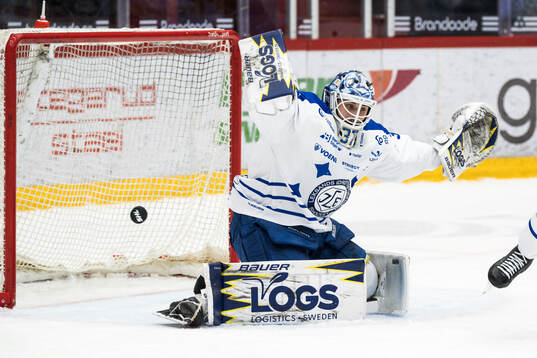 Leksands målvakt Jakob Hellsten