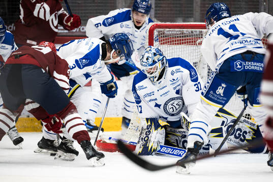 Leksands målvakt Jakob Hellsten