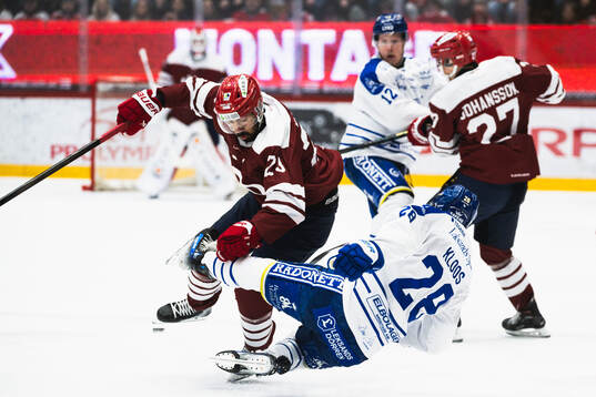Timrås Jeremy Boyce-Rotevall och Leksands Justin Glenn