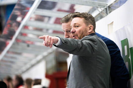 Leksands tränare Charles Berglund