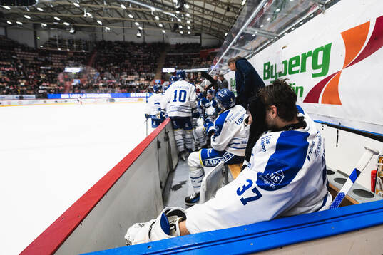 Leksands målvakt Jakob Hellsten deppar
