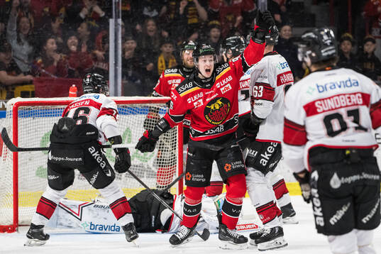 Luleås Pontus Andreasson jublar