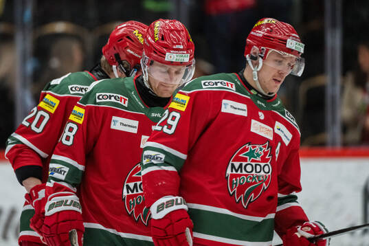 Modos Oliver Svensson och Mikkel Aagaard deppar