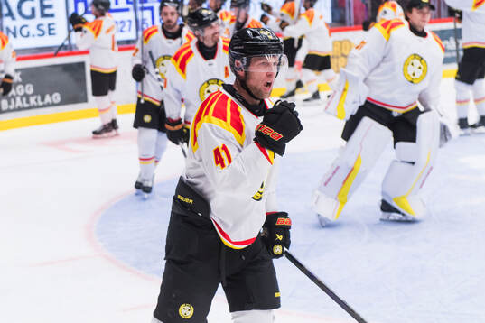 Brynäs Greg Scott jublar
