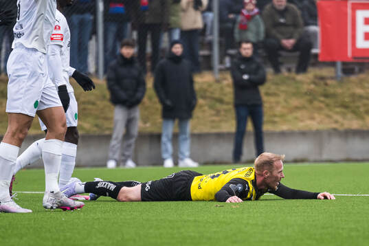 Häckens Mikkel Rygaard Jensen deppar