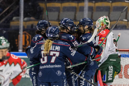 Linköpings Felicia Levin jublar
