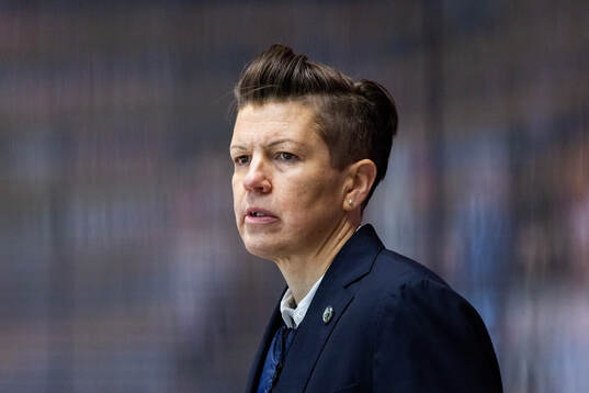 Frölundas tränare Erika Holst