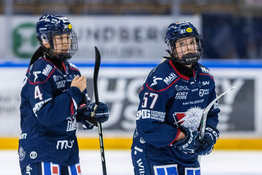 Linköpings Tako Hitosato och Emmy Alasalmi deppar