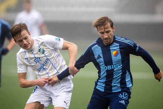 IK Oddevolds Gustav Forssell och Djurgårdens Daniel