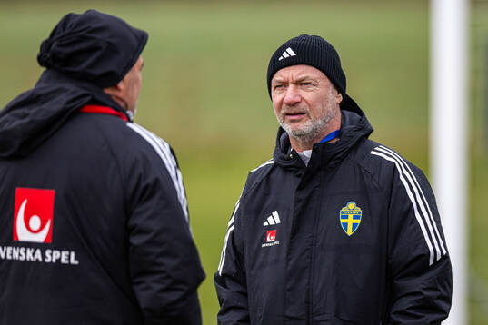 Head coach Peter Gerhardsson of the Swedish women's
