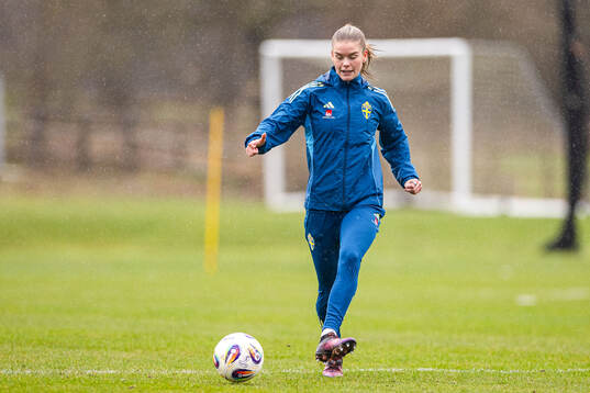 Amanda Nildén of the Swedish women's national football