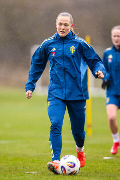 Magdalena Eriksson of the Swedish women's national football