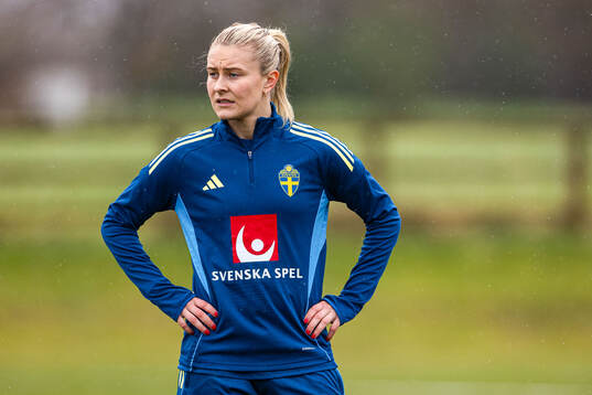 Emma Kullberg of the Swedish women's national football team