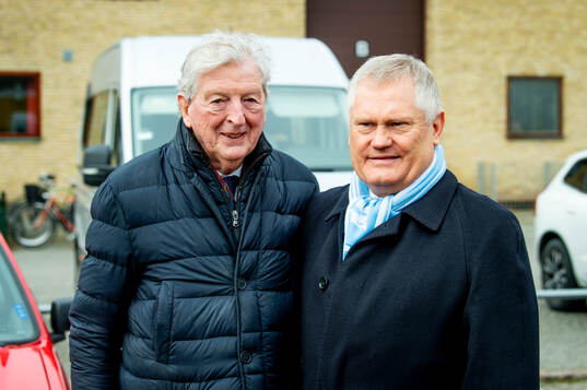Malmö FFs ordförande Anders Pålsson när Roy Hodgson
