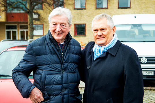 Malmö FFs ordförande Anders Pålsson när Roy Hodgson