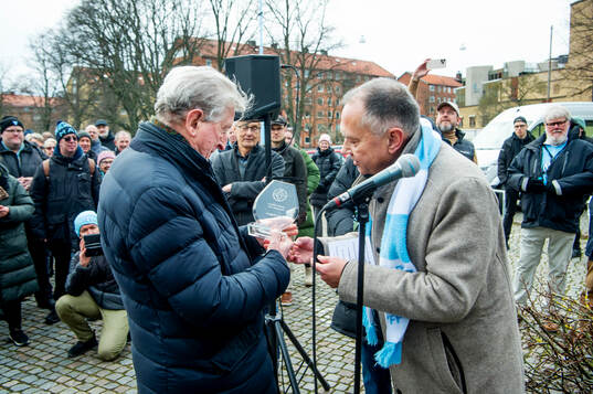 Roy Hodgson tilldelas Andreas Nilssons minnespris av