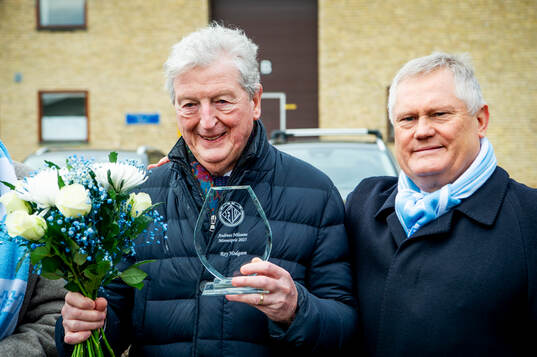 Malmö FFs ordförande Anders Pålsson när Roy Hodgson
