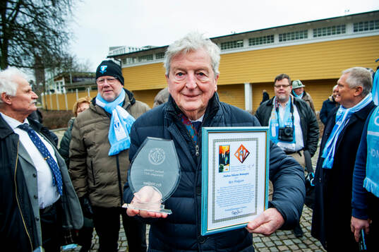 Roy Hodgson tilldelas Andreas Nilssons minnespris av