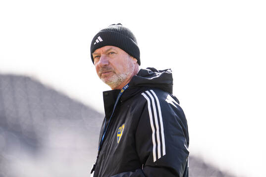 Head coach Peter Gerhardsson of the Swedish women's