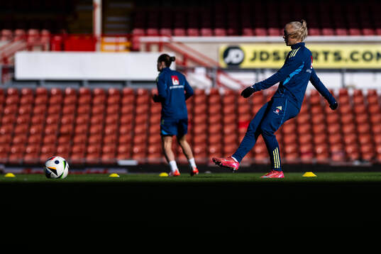 Hanna Bennison of the Swedish women's national football