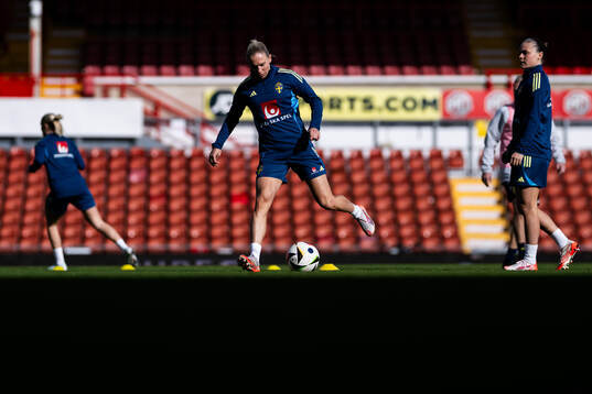 Jonna Andersson of the Swedish women's national football