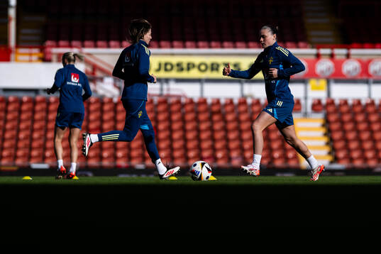 Hanna Wijk of the Swedish women's national football team at