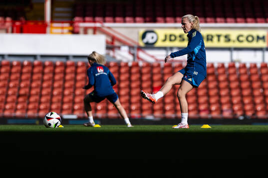 Josefin Rybrink of the Swedish women's national football