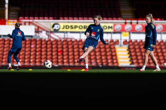 Matilda Vinberg of the Swedish women's national football