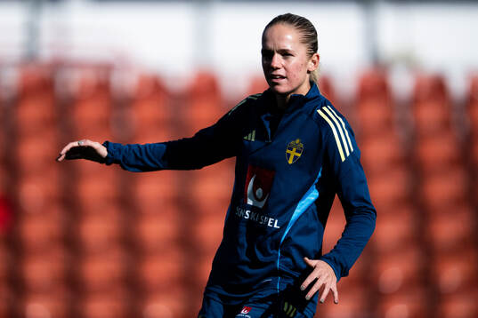 Hanna Lundkvist of the Swedish women's national football