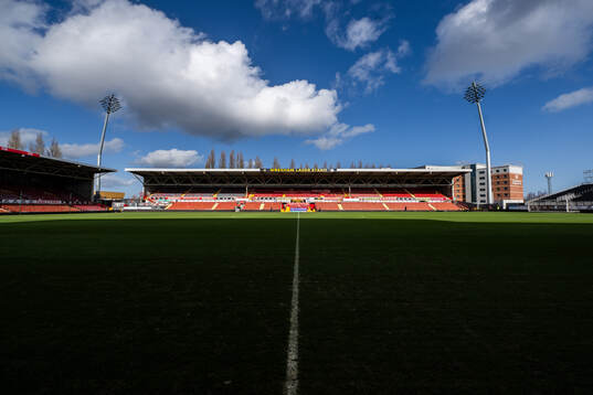 General view of Racecourse Ground
