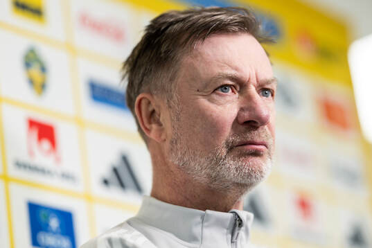 Head coach Peter Gerhardsson of the Swedish women's